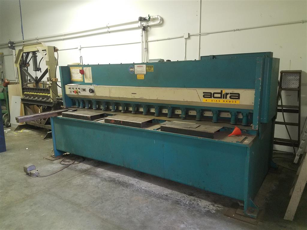 Adira Americor 1025 Power Squaring Shear, Machine ID: 7485